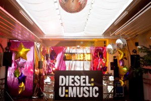 DIESEL Event Ausstattung Stil Manipulation